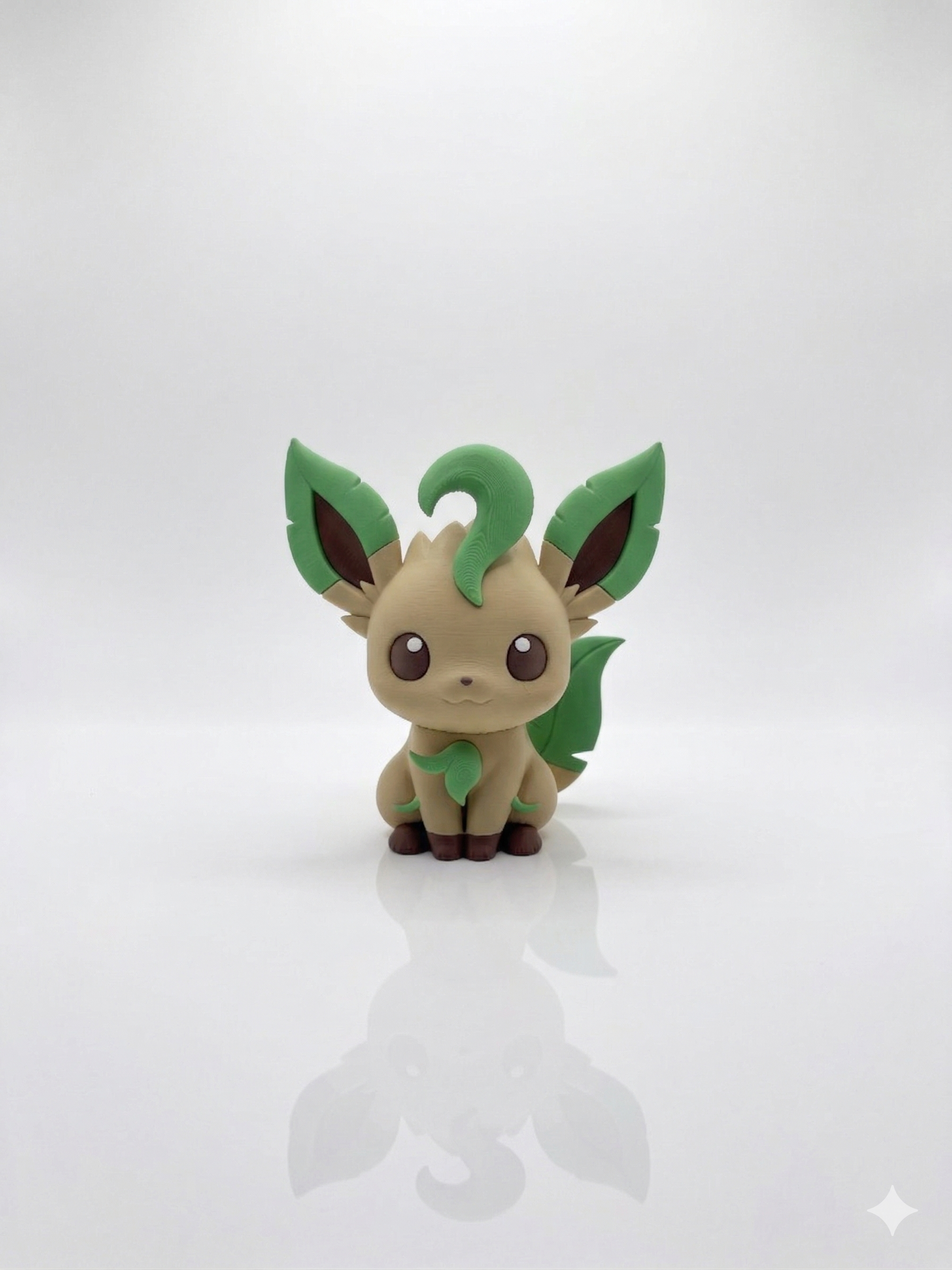 pokemon, leafeon, model, chibi, pokemon chibi, 3d print